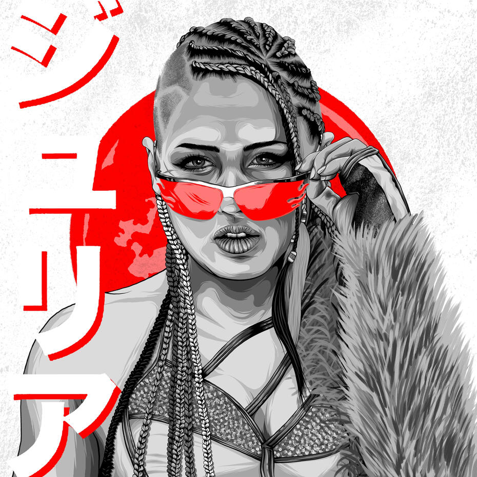 Giulia (WWE) Portrait / Illustration